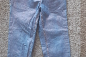 Spodnie dziewczęce dżinsowe jeansowe błyszczące 92-98 Next