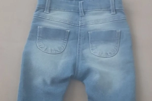 Spodnie dziewczęce ogrodniczki dżinsowe jeansowe 74 Baby