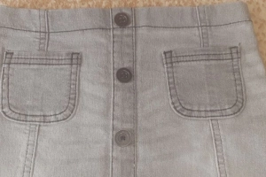 Spódnica dziewczęca krótka szara 116 Girls