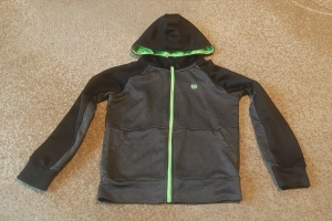 Bluza chłopięca zamek kaptur cienka 128/8 lat Manguun