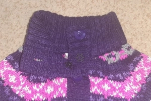 Bezrękawnik/kardigan/kamizelka  dziewczęcy 98-104