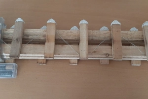 Ozdoba/płotek bożonarodzeniowy 12 led