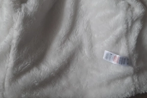 Sweter dziewczęcy zapinany ocieplany futerkiem przejściowy 68-74 Fred&Flo