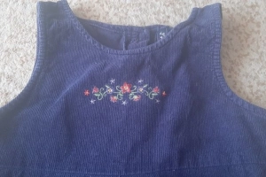 Sukienka dziewczęca sztruksowa bez rękawów 116 Sonoma