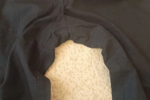 Spodnie damskie szerokie nogawki czarne 46