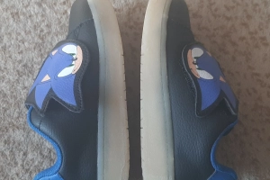 Buty chłopięce adidasy sportowe rzepa świecące granatowe Sonic 26 H&M