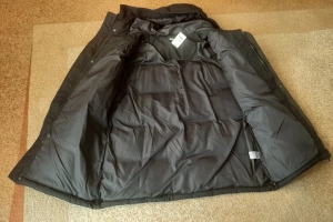 Kurtka zimowa męska ocieplana kaptur czarna XL Kappahl