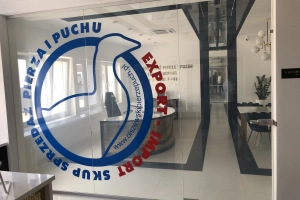 Ścianki szklane z folią inteligentną na pilota VEXO