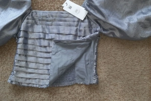 Komplet damski bluzka spódnica srebrne 36/S Kappahl