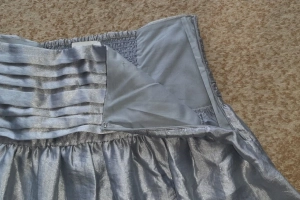 Komplet damski bluzka spódnica srebrne 36/S Kappahl