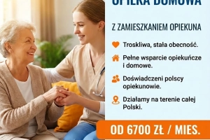 |Oferujemy całodobową opiekę seniora z zamieszkaniem